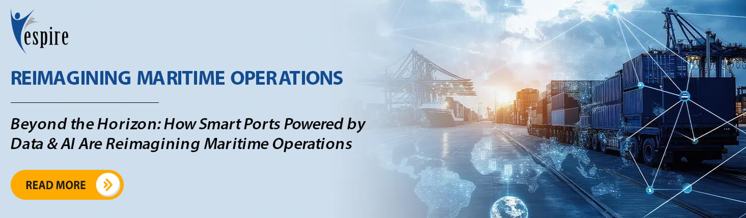 Beyond the horizon how smart ports powered by data an ai are reimagining maritime operations Blog